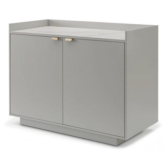 Saviour Buffet - Matte Beige - 2 Door