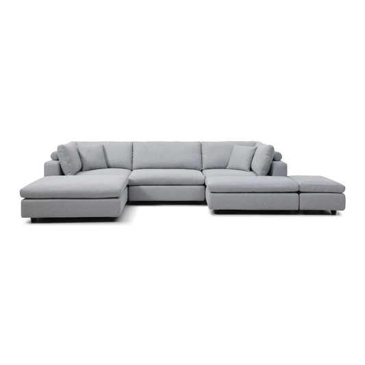 Blanco 6 Piece Modular Sofa - Cool Grey