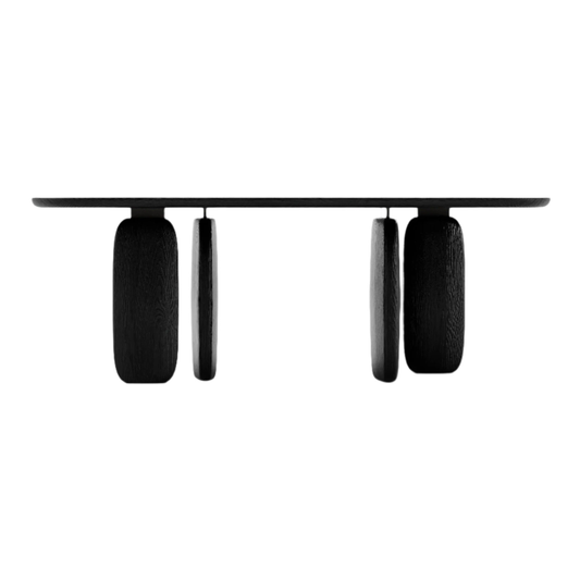 Underline 210 Dining Table - Black Oak