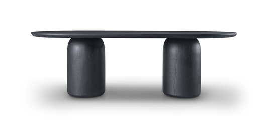 Basilca Dining Table 240 - Matte Black