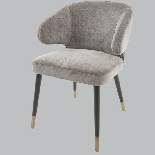 Luxe Grey Dining Chair