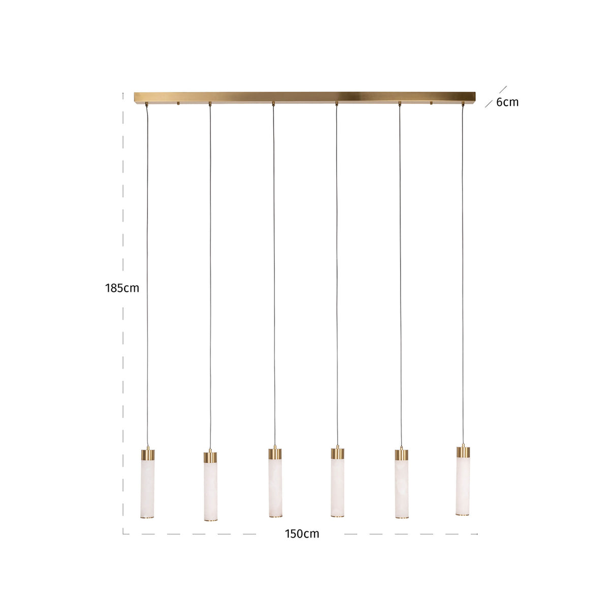 Elodie White Chandelier