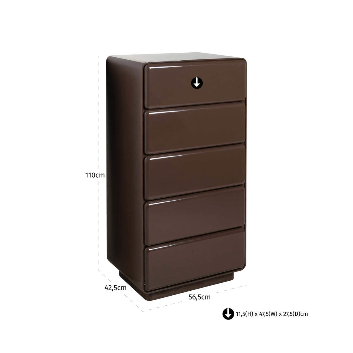 Lisle Chestnut Chest Of Drawers