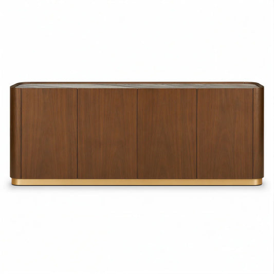 Dark Walnut Sideboard with Ceramic Top