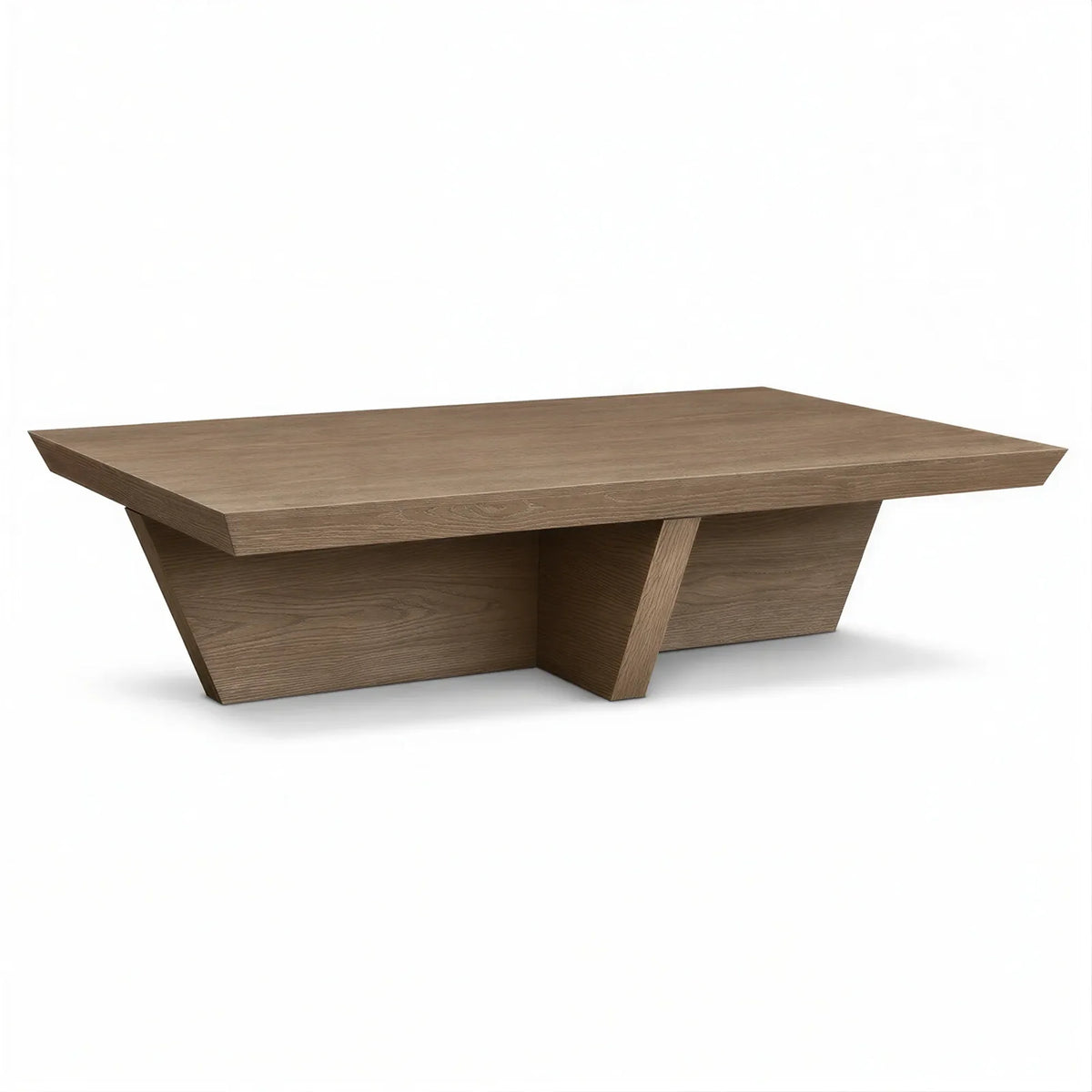 Architectural Taupe Oak Coffee Table