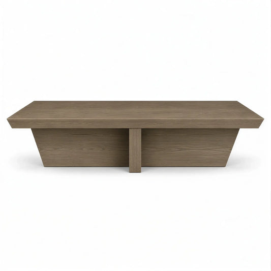 Architectural Taupe Oak Coffee Table