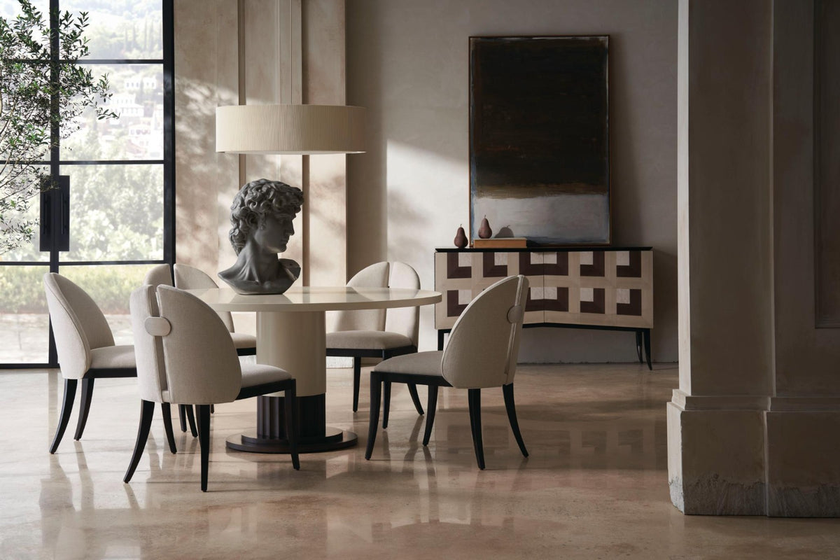 Doria Column Pedestal Dining Table