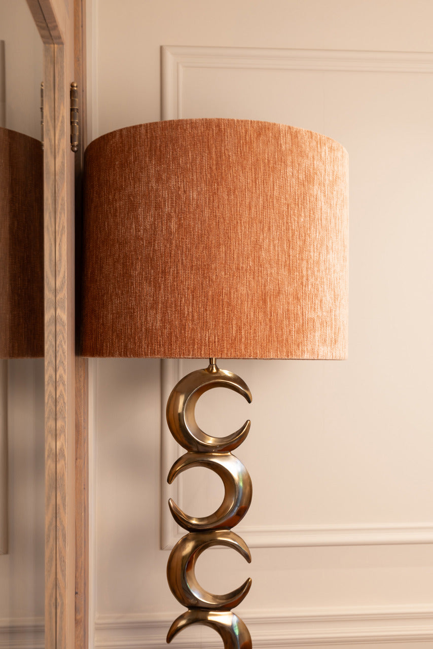 Aveline Antique Brass Floor Lamp