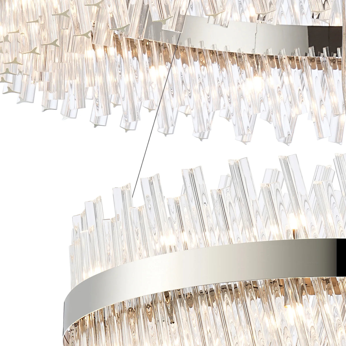 Bond Street 2 Tier Chandelier 80 + 100cm