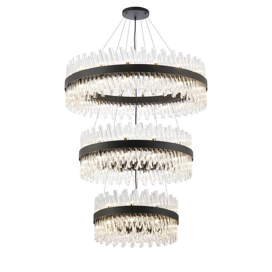 Bond Street 3 Tier Chandelier 60 + 80 + 100cm