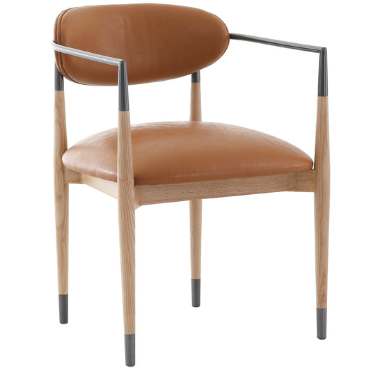 Burford Natural & Bronze Dining Chair