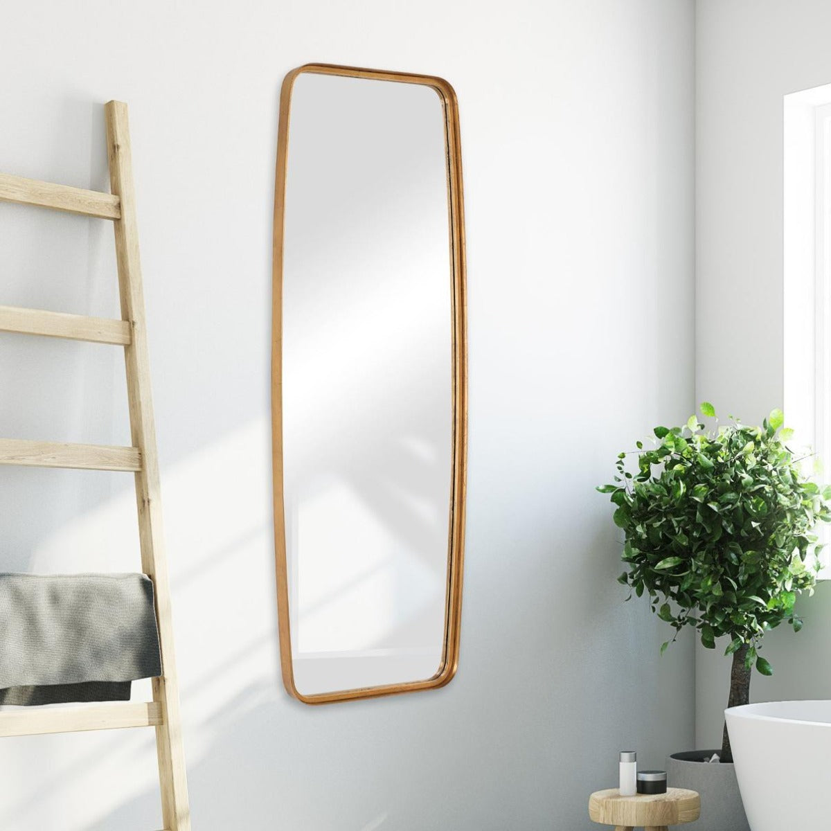 Albisola Tall Mirror Gold