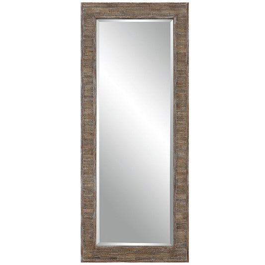 Amantea Distressed Wooden Tall Mirror