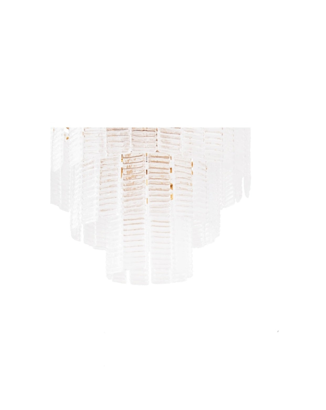 Bronze & Clear Glass Chanderlier