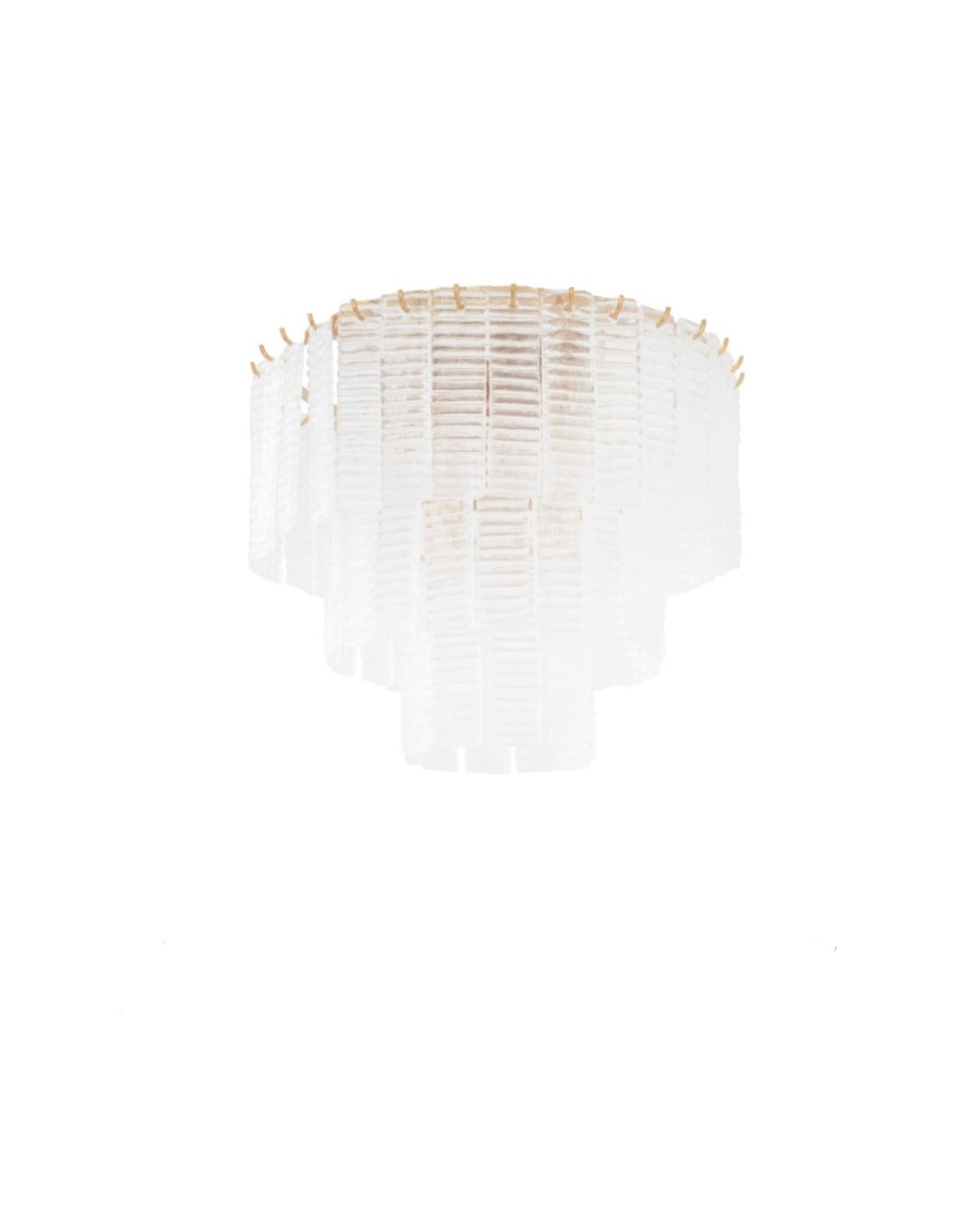 Bronze & Clear Glass Chanderlier