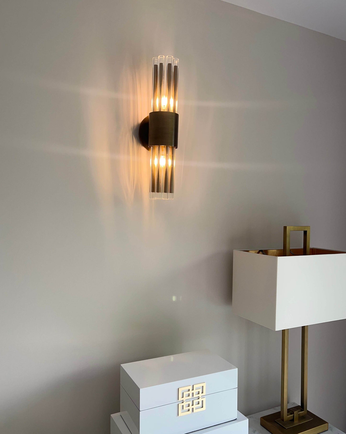 Luxury Antique Brass Wall Light