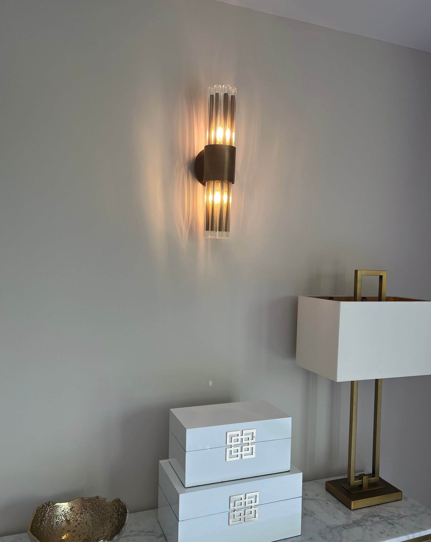 Luxury Antique Brass Wall Light