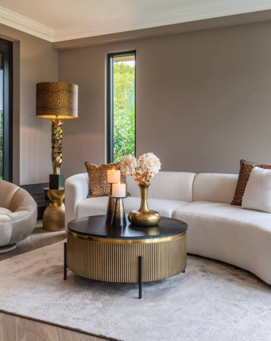 Brass Plated Colosseum Coffee Table