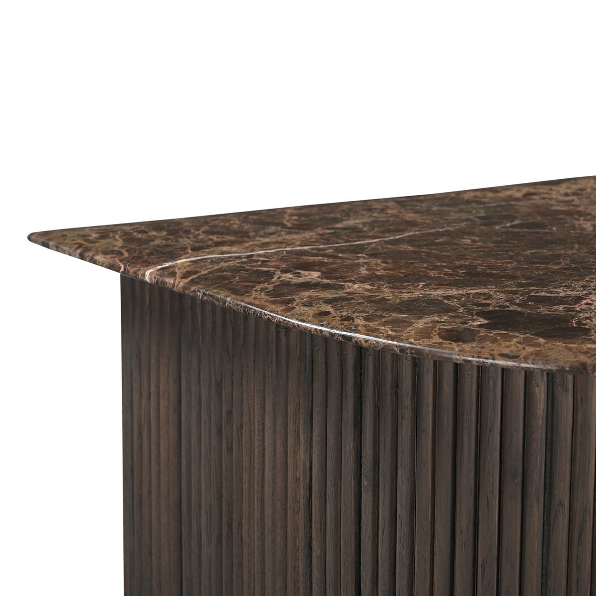 Castella Smoked Charcoal Home Bar Cabinet