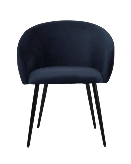 Royal Blue Velvet Dining Chair