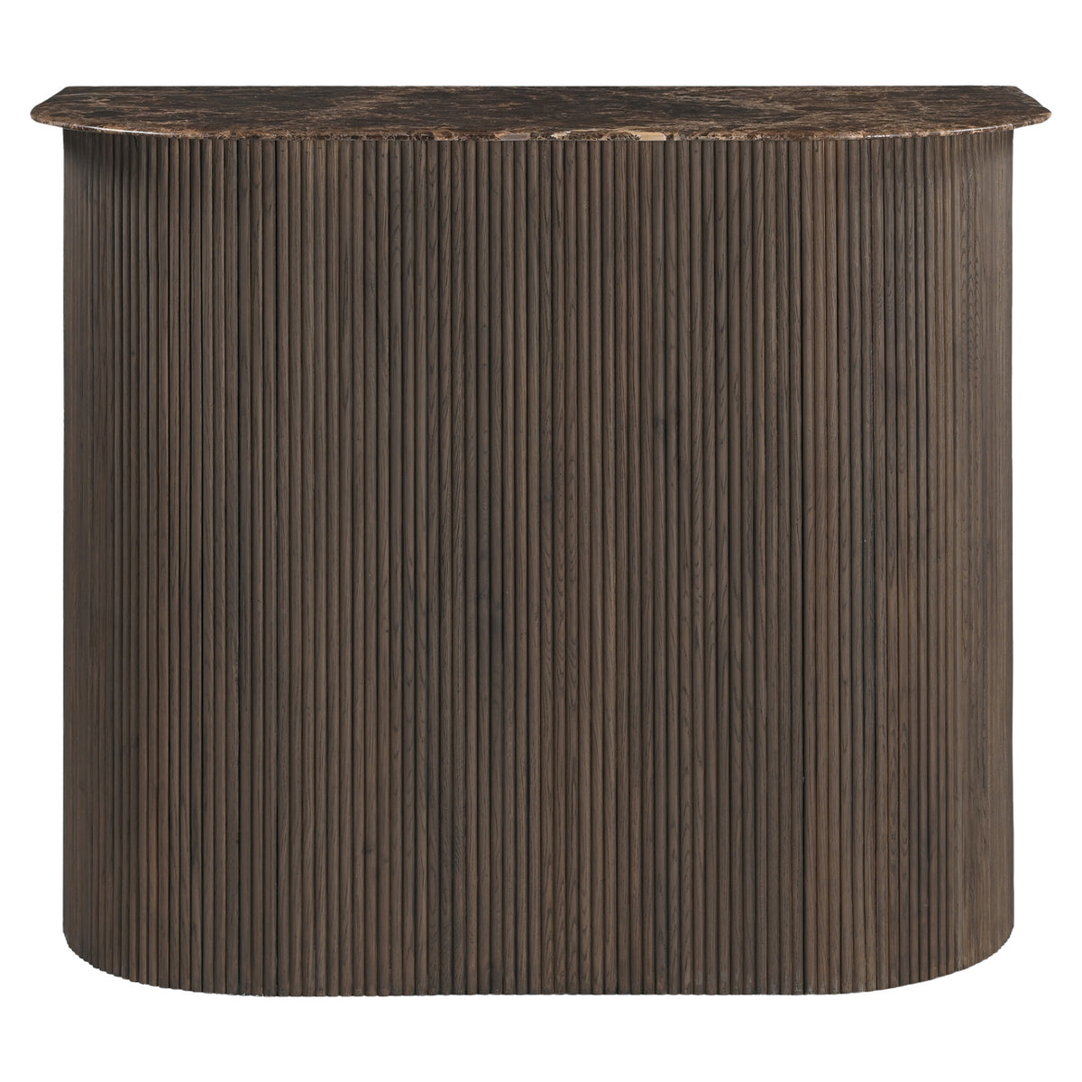 Castella Smoked Charcoal Home Bar Cabinet