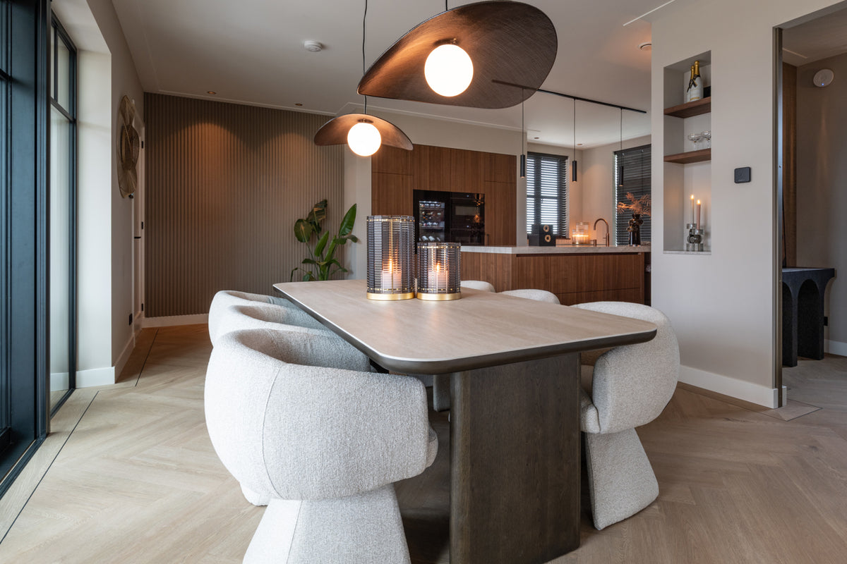 Nantes Brown Dining Table 230cm