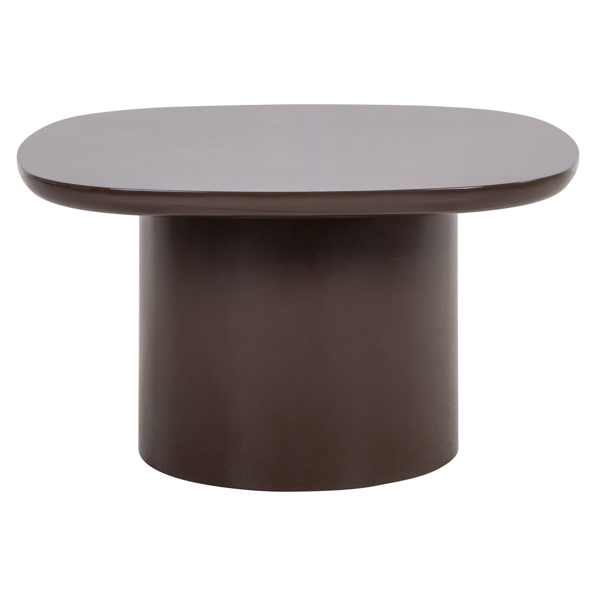 Ancona Chocolate Brown Side Table