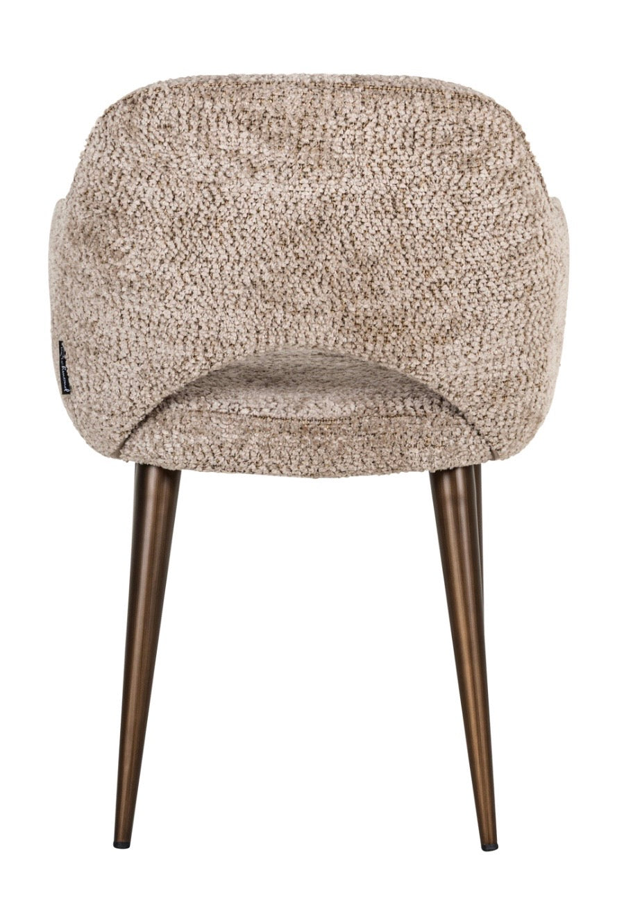 Luxury Soft Beige Dining Chair