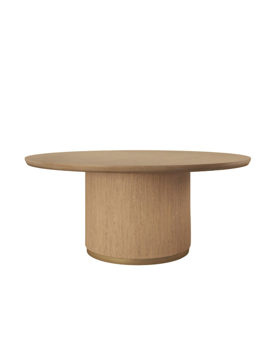 Florence Round Oak Dining Table 170cm