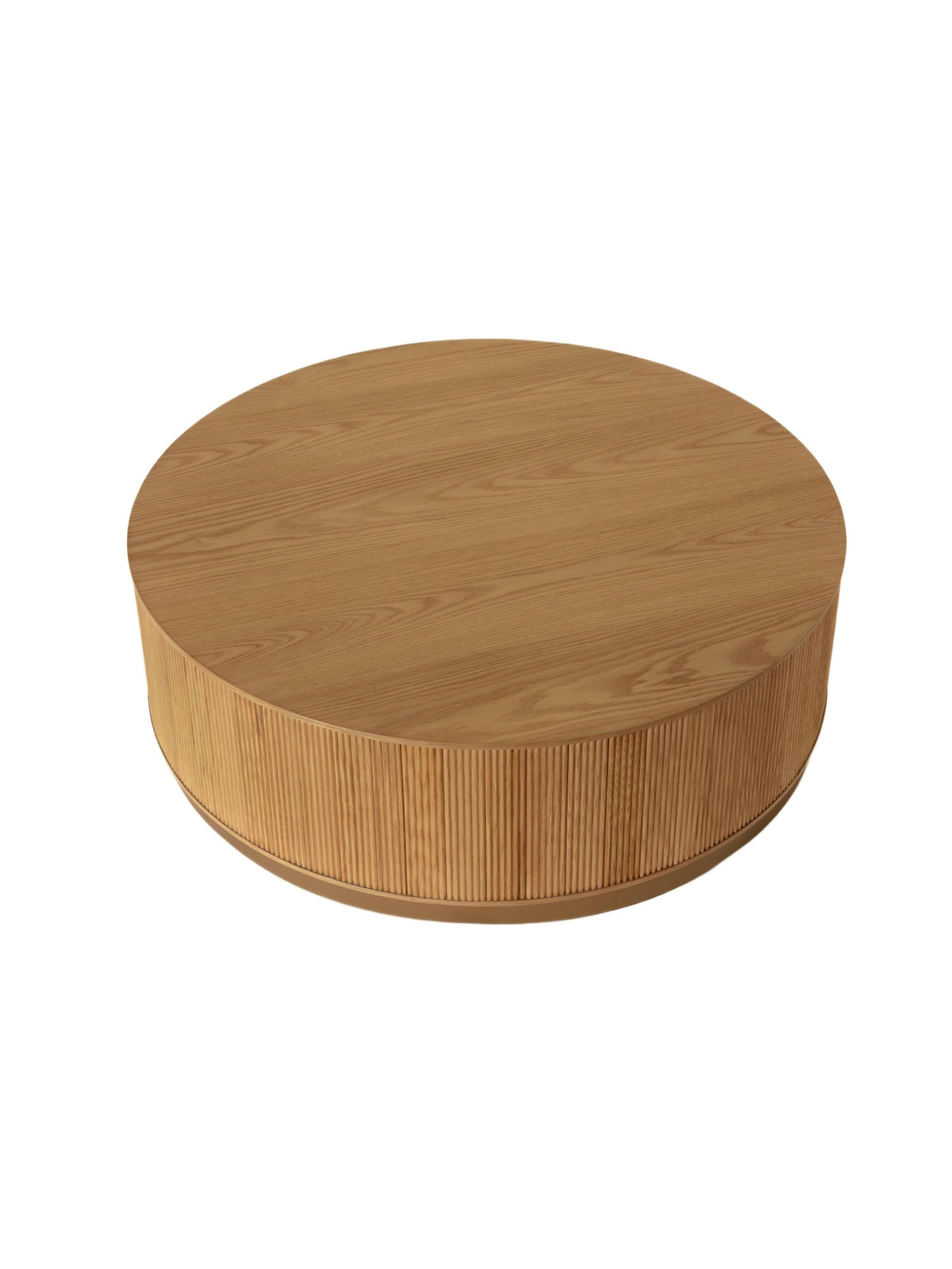 Florence Oak Round Coffee Table 112cm