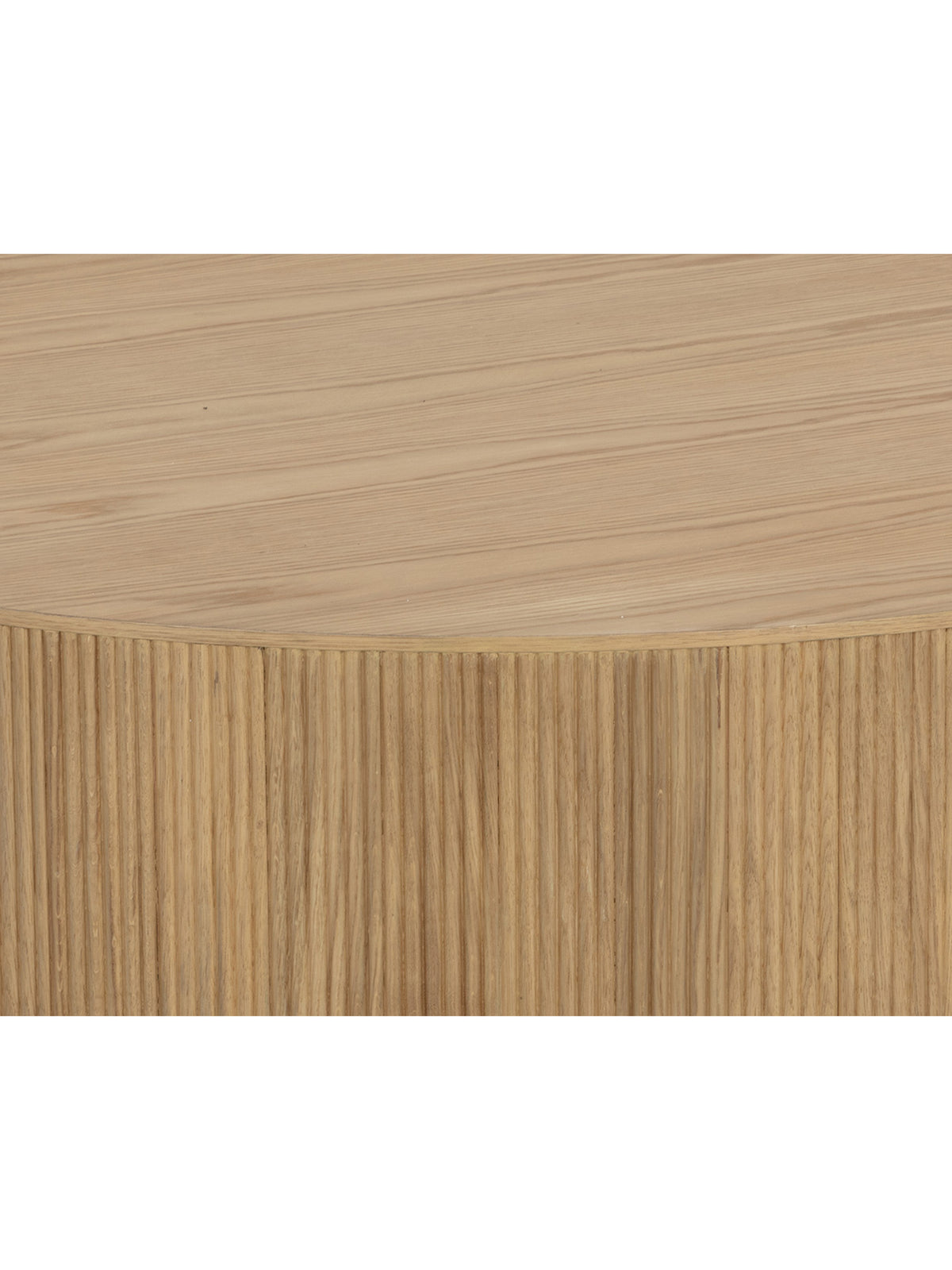 Florence Oak Round Coffee Table 112cm