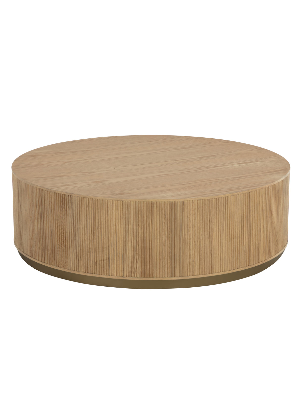 Florence Oak Round Coffee Table 112cm