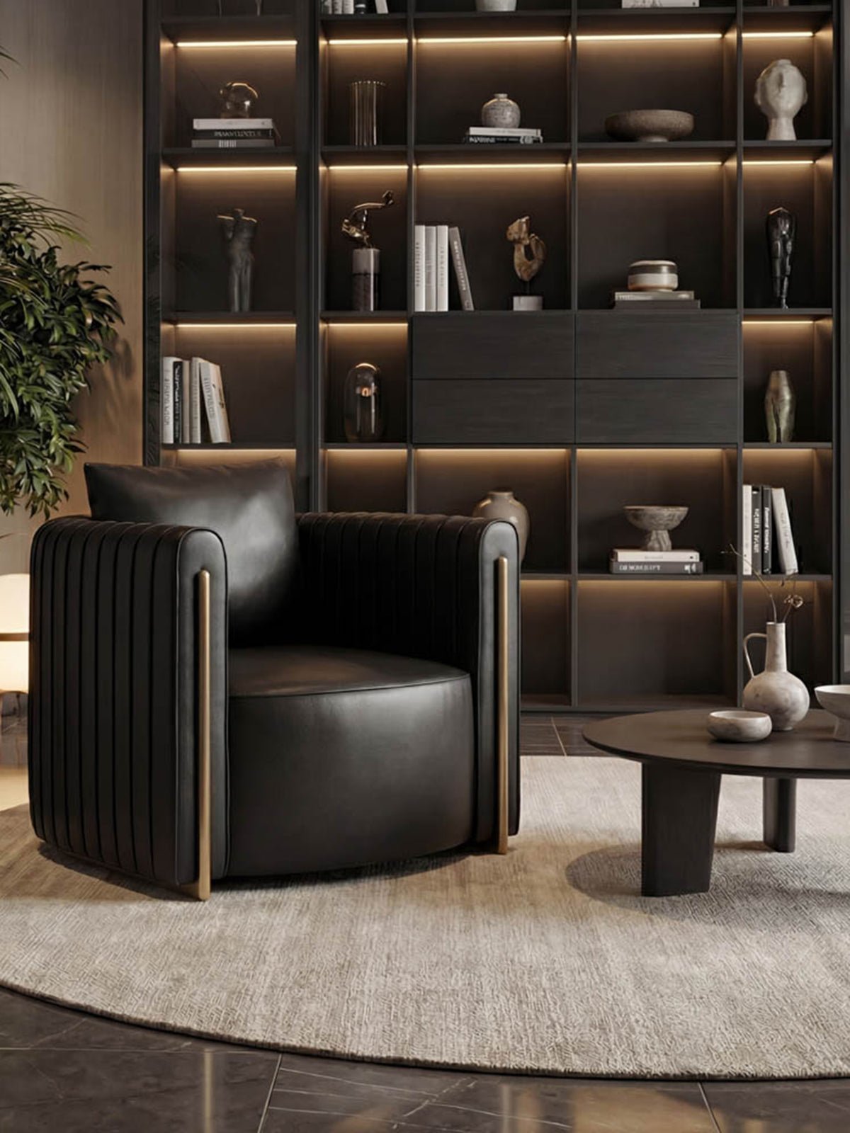 Holloway Lounge Chair Black