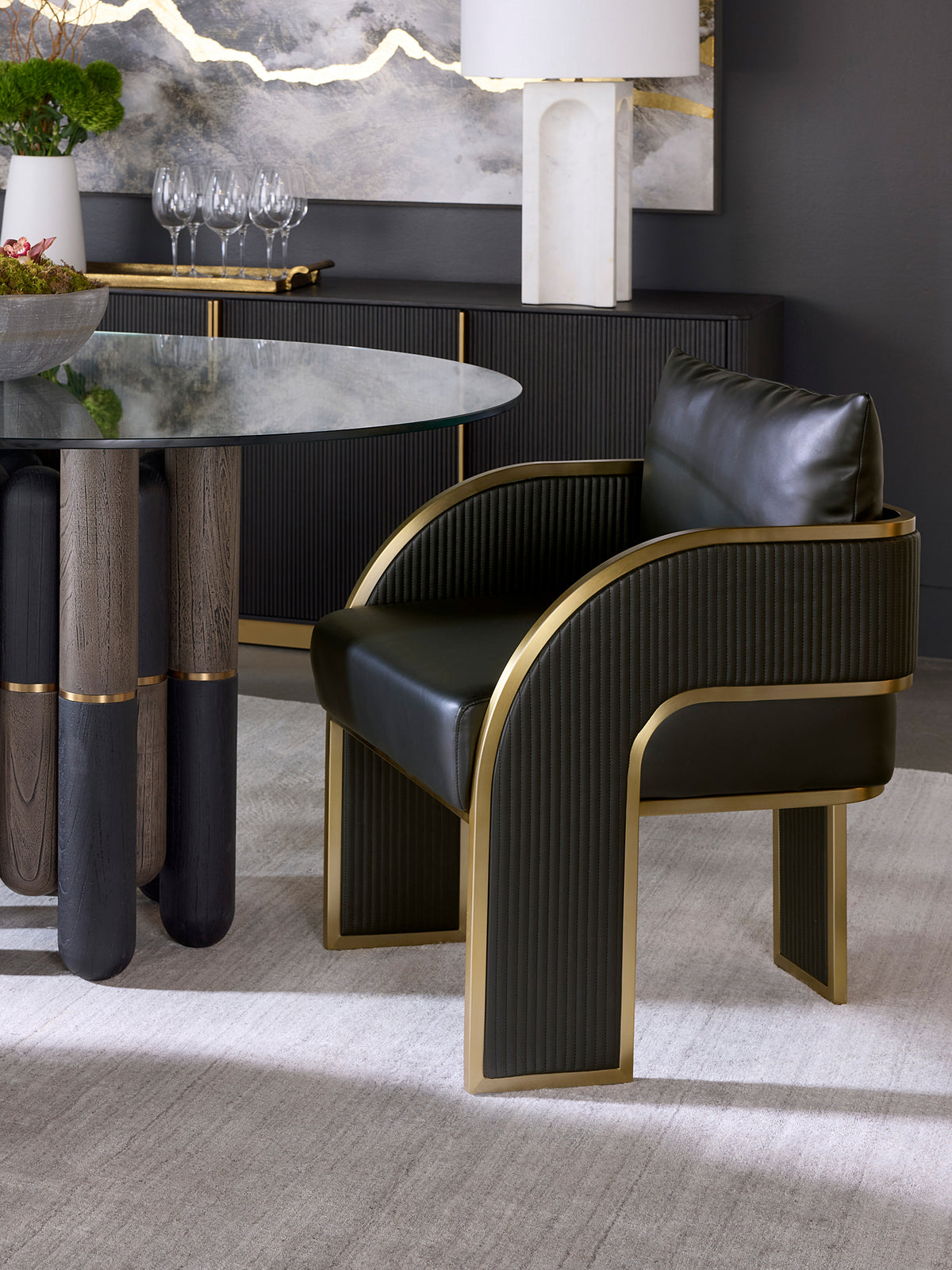 Hastings Dining Armchair Black