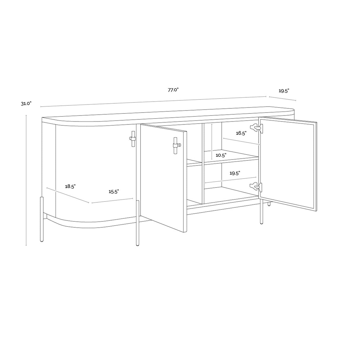 Harlow Sideboard 195cm