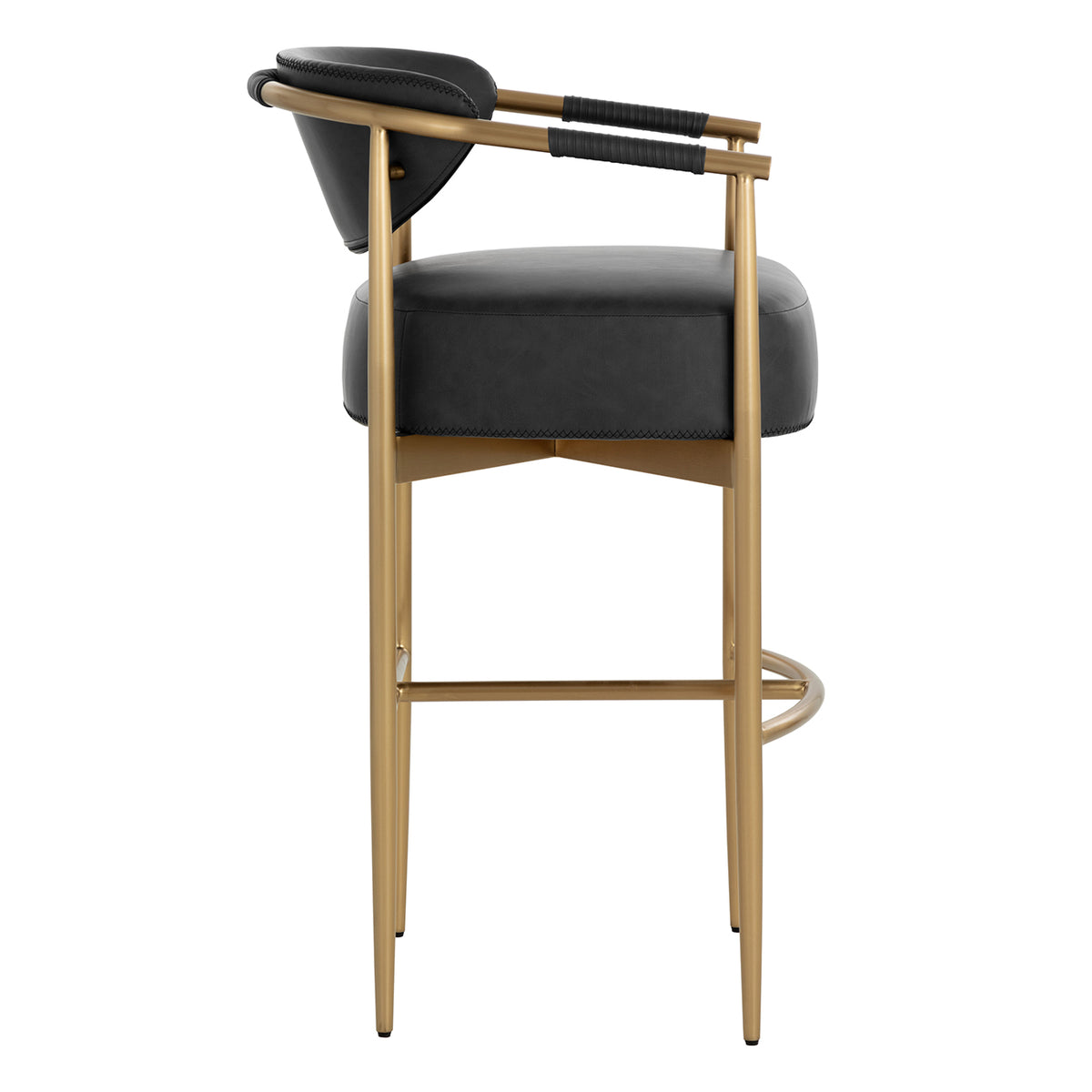 Fairfax Barstool Black