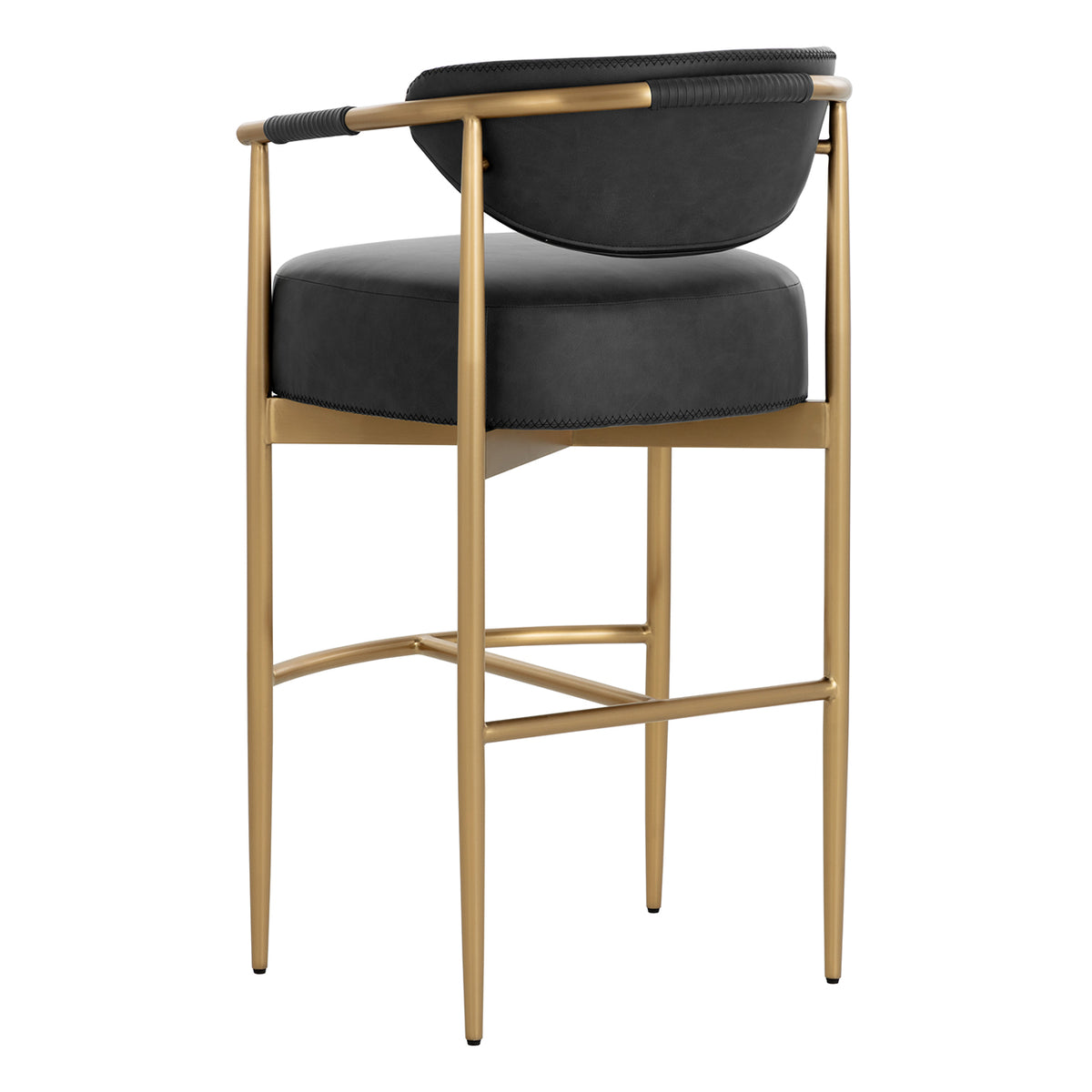 Fairfax Barstool Black