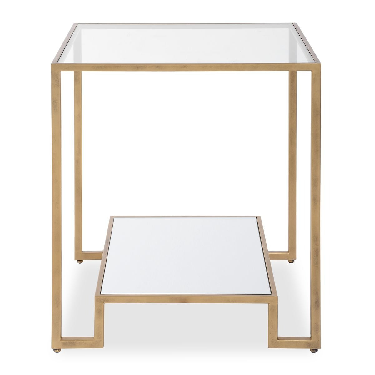 Manarola Two Tier Gold Side Table