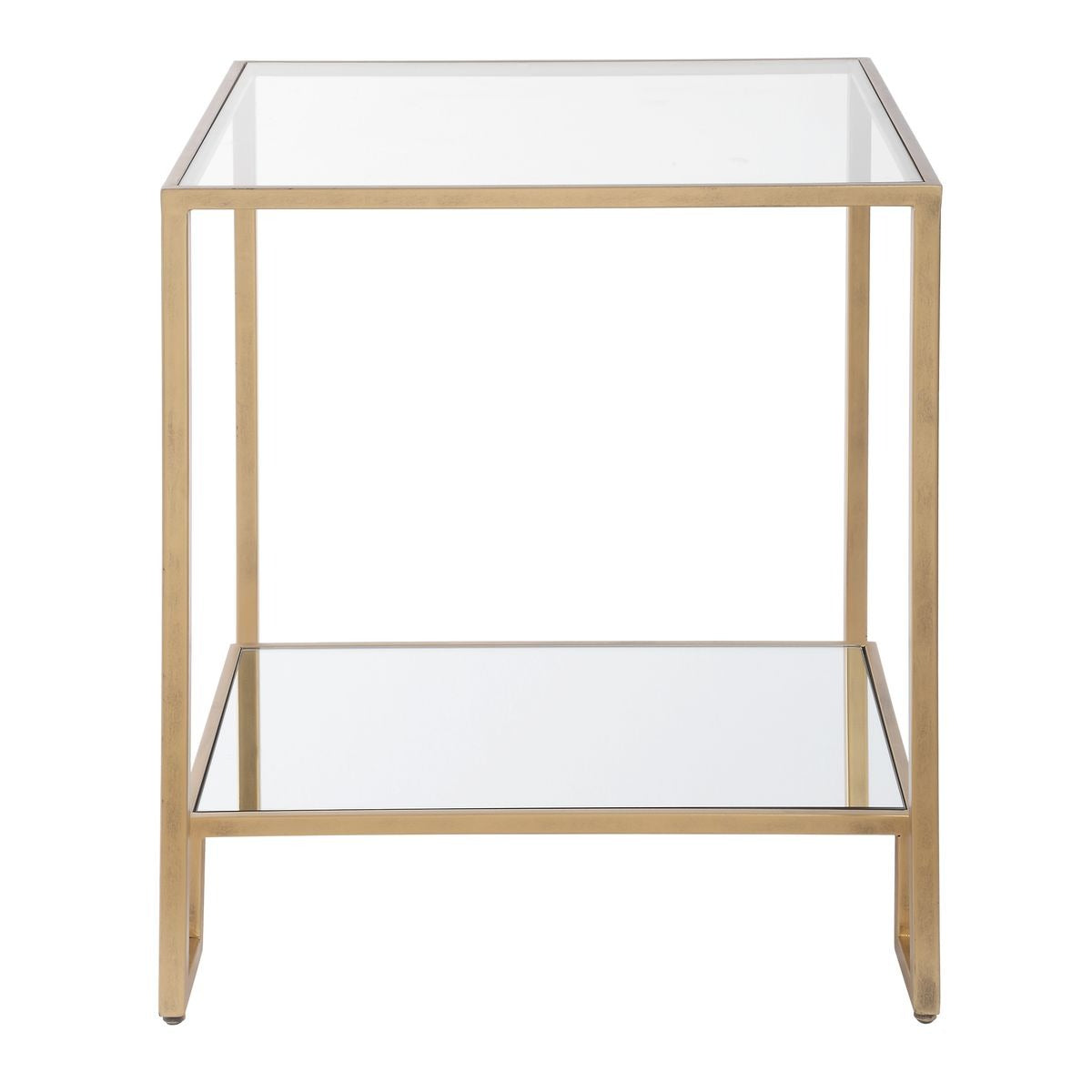 Manarola Two Tier Gold Side Table