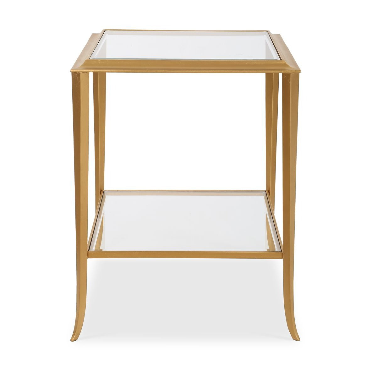 Minori Square Gold Leaf Side Table