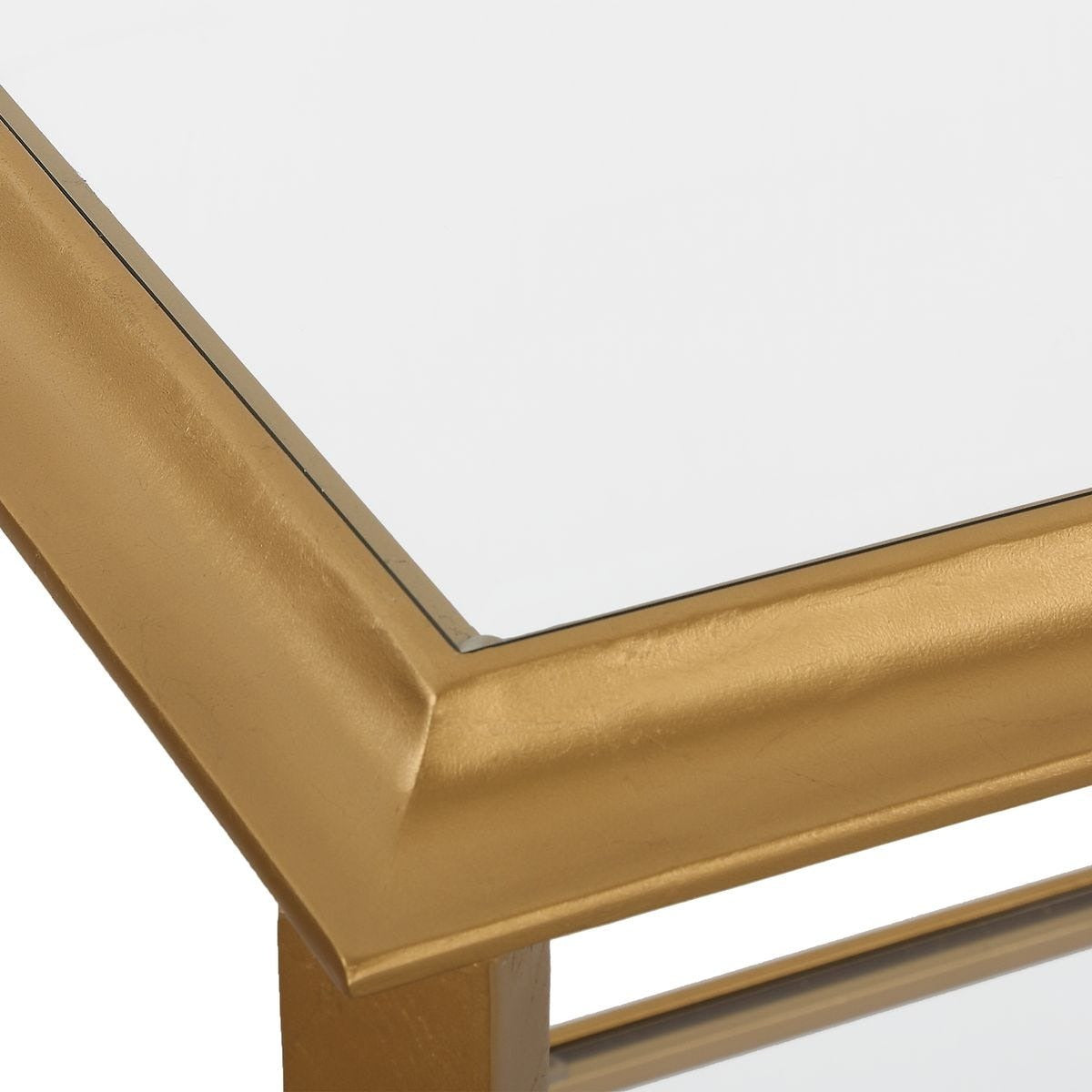 Minori Square Gold Leaf Side Table