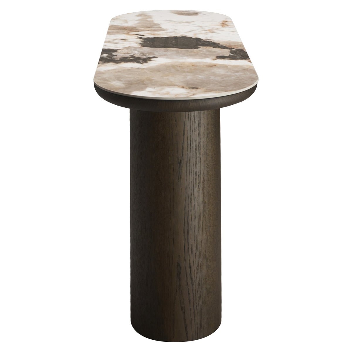 Langley Brown Console Table