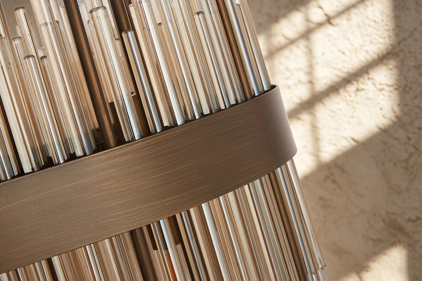 Talia Bronze Rectangular Chandelier 150cm
