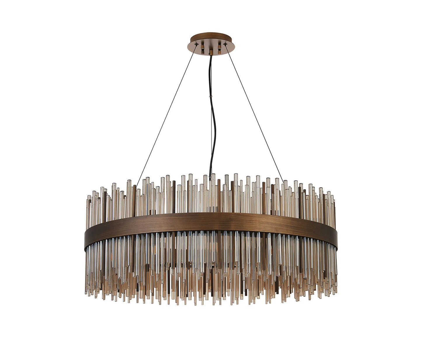 Talia Bronze 80cm Chandelier