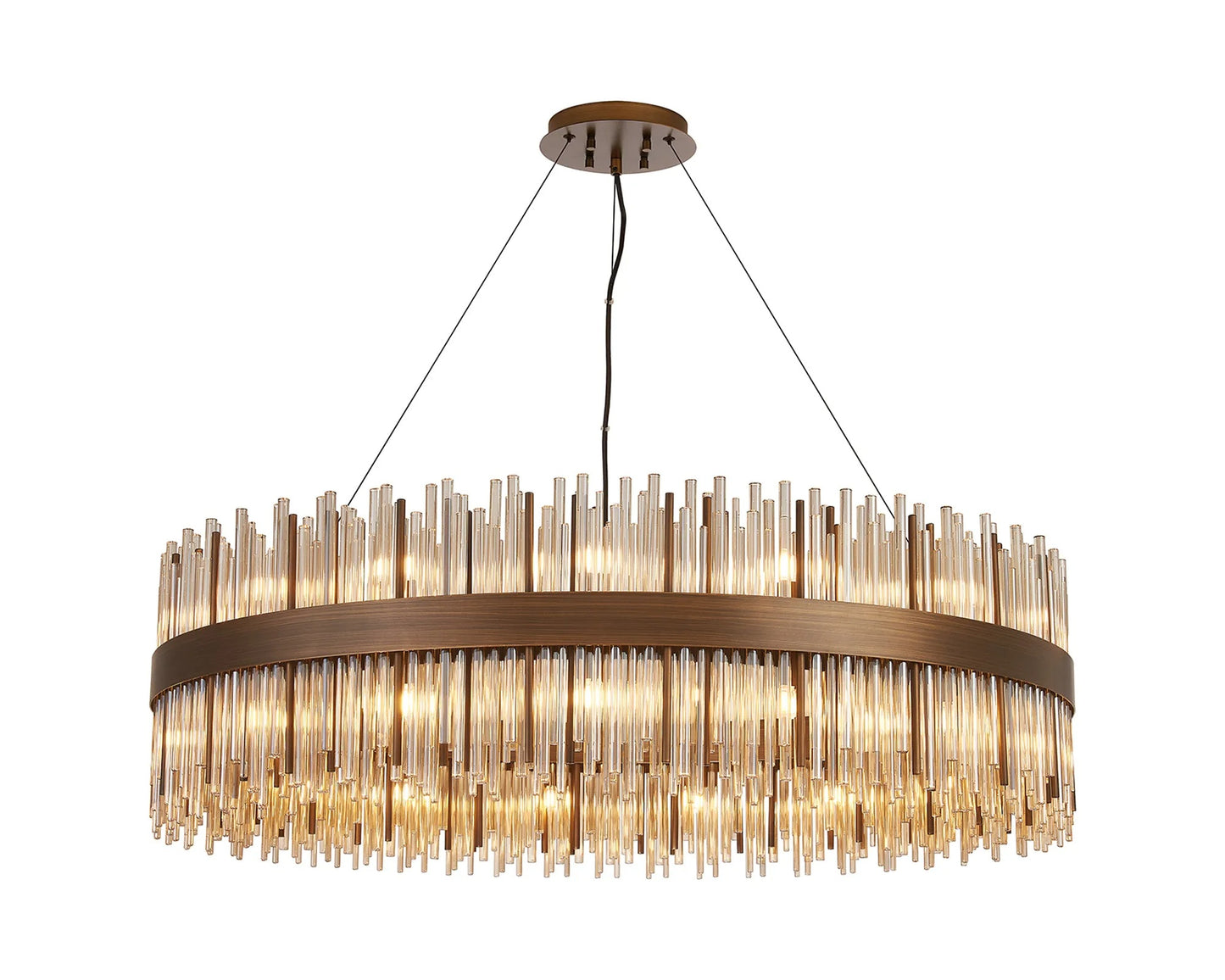 Talia Bronze 100cm Chandelier