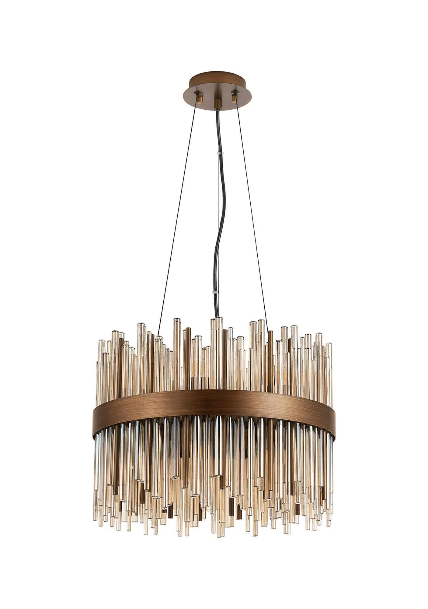 Talia Bronze 40cm Chandelier