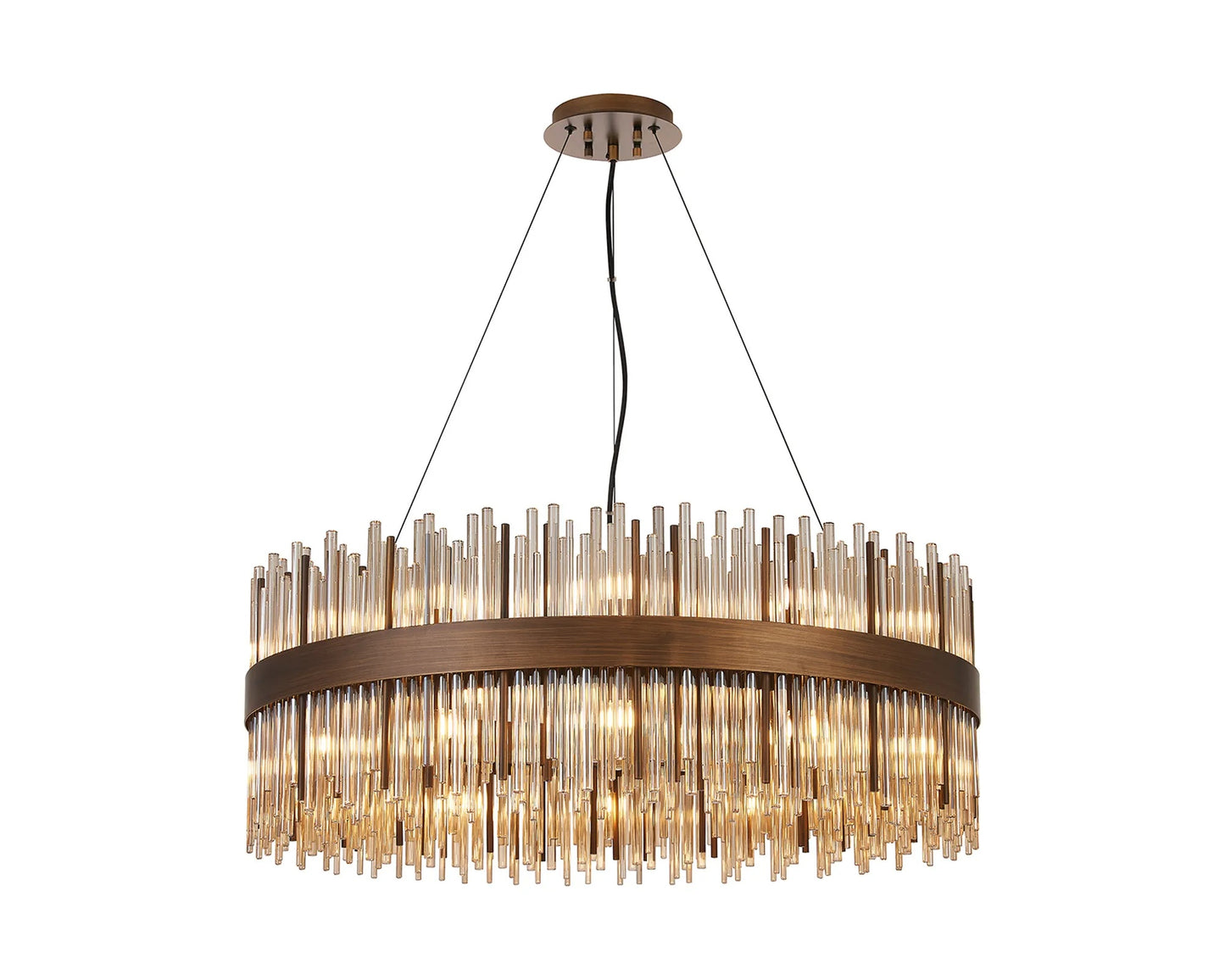Talia Bronze 80cm Chandelier