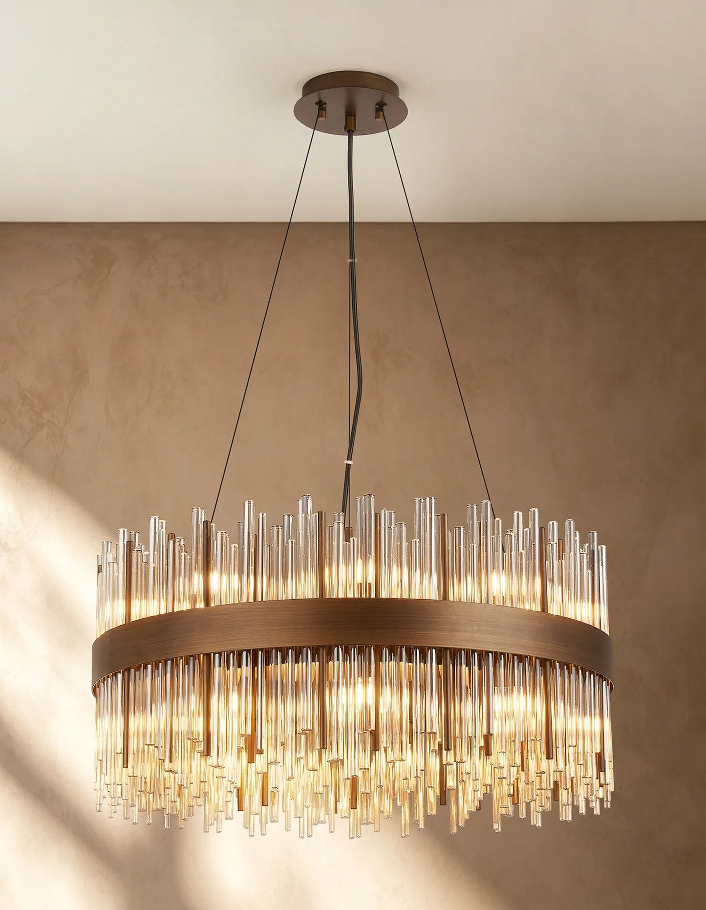 Talia Bronze 60cm Chandelier
