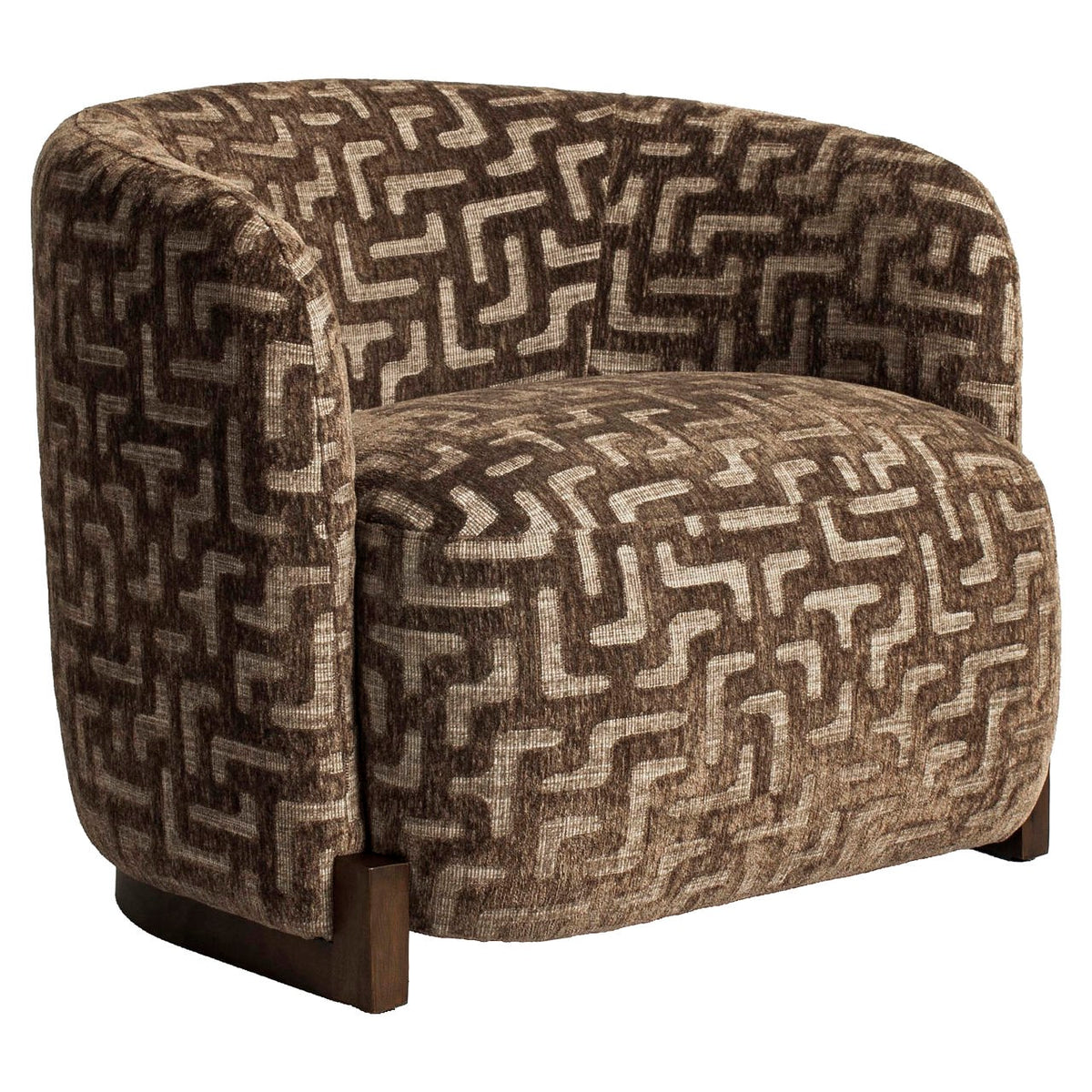 Harper Brown Labyrinth Occasional Chair