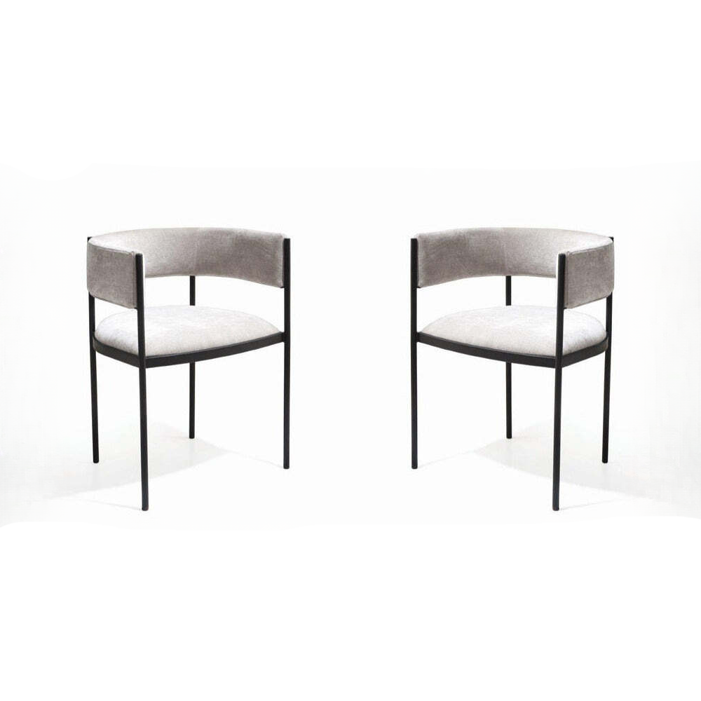 Envie I Dining Chair - Set of 2 - Giselle Grey Beige